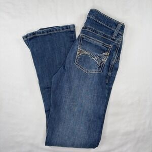 Wrangler Jeans Boy's 14 Slim 20X Bootcut Blue Denim Cowboy Western Rodeo